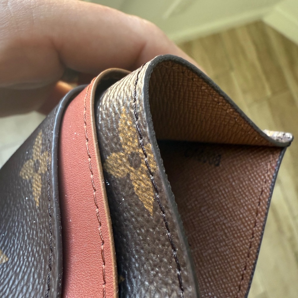 Louis Vuitton Black and Brown Monogram Card Holder - Picture 8 of 8